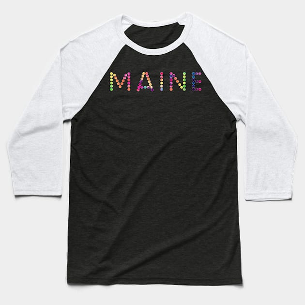 Maine Baseball T-Shirt by ARTWORKandBEYOND